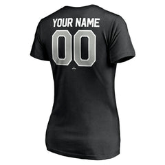Chicago White Sox Women's Personalized Winning Streak Name & Number V-Neck T-Shirt for sale
