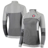 Chicago Cubs Levelwear Women's Verse Asymmetrical Raglan Tri-Blend Quarter-Zip Jacket Near Me