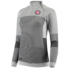 Chicago Cubs Levelwear Women's Verse Asymmetrical Raglan Tri-Blend Quarter-Zip Jacket Near Me