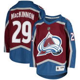 Nathan MacKinnon Colorado Avalanche - Youth Home Replica Player Jersey Burgundy