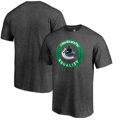Vancouver Canucks - #WeSkateFor T-Shirt Heather Gray