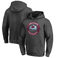 Colorado Avalanche - #WeSkateFor Pullover Hoodie Heather Gray