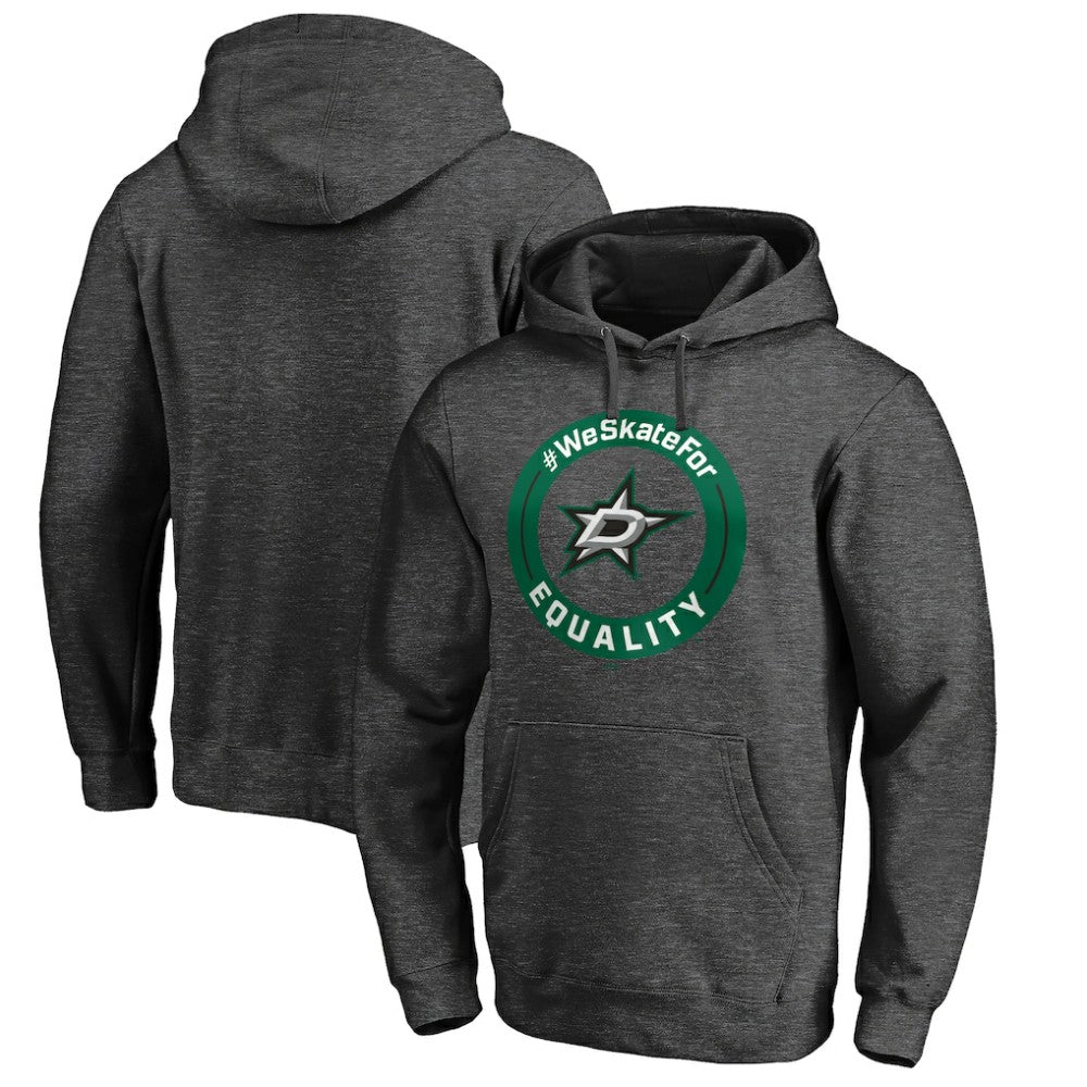 Dallas Stars - #WeSkateFor Pullover Hoodie Heather Gray