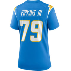 Trey Pipkins III Los Angeles Chargers Women's Game Jersey Powder Blue - Nike