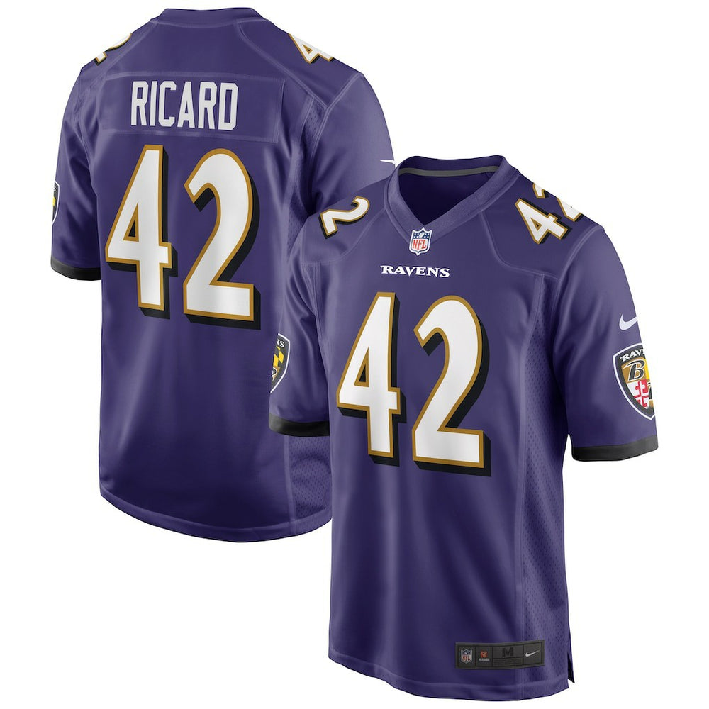 Patrick Ricard Baltimore Ravens Game Jersey Purple - Nike