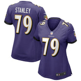Ronnie Stanley Baltimore Ravens Women's Game Jersey Purple - Nike