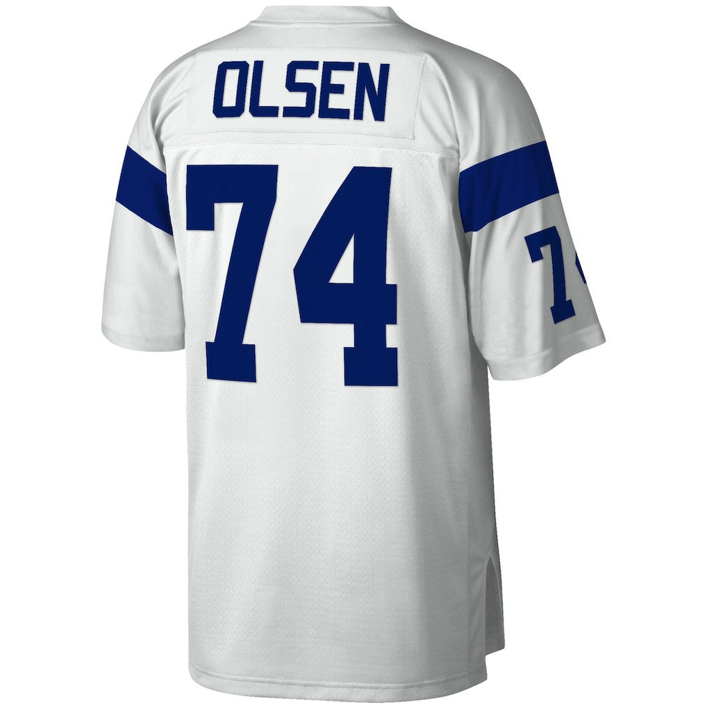 Merlin Olsen Los Angeles Rams Legacy Replica Jersey - White cheap | NFL Jerseys