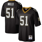 Sam Mills New Orleans Saints Legacy Replica Jersey Black - Mitchell & Ness