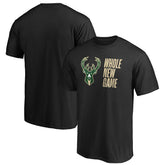 NBA - Milwaukee Bucks Whole New Game Team T-Shirt - Black