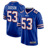 Tyrel Dodson Buffalo Bills Game Player Jersey Royal - Nike