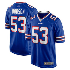 Tyrel Dodson Buffalo Bills Game Player Jersey Royal - Nike