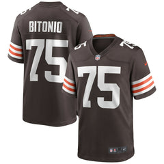 Joel Bitonio Cleveland Browns Game Jersey Brown - Nike