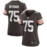 Joel Bitonio Cleveland Browns Women's Game Jersey Brown - Nike