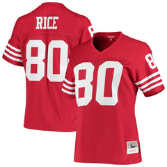 Jerry Rice San Francisco 49ers Women's 1990 Legacy Replica Jersey Scarlet - Mitchell & Ness