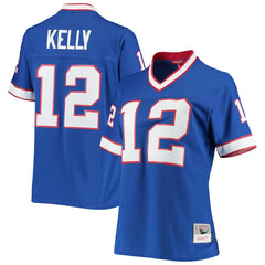 Jim Kelly Buffalo Bills Women's 1990 Legacy Replica Jersey Royal - Mitchell & Ness