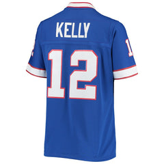 Jim Kelly Buffalo Bills Women's 1990 Legacy Replica Jersey Royal - Mitchell & Ness