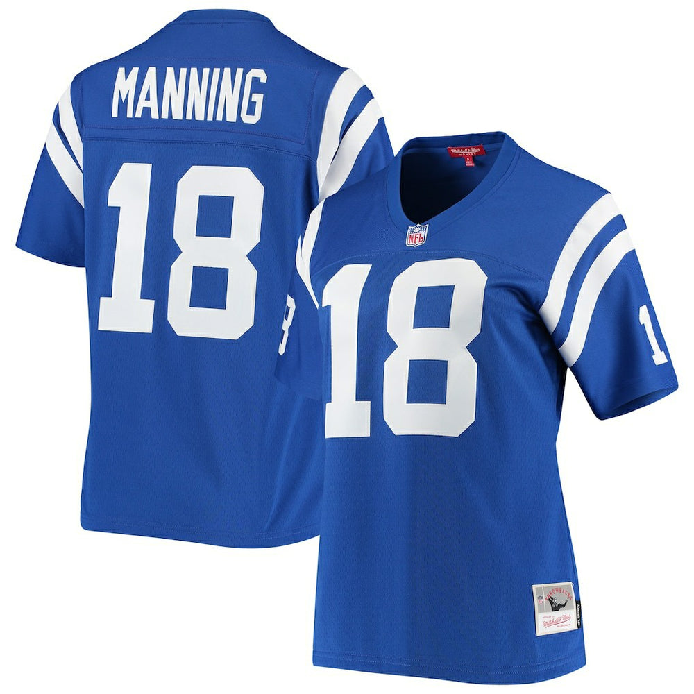 Peyton Manning Indianapolis Colts Women's 1998 Legacy Replica Jersey Royal - Mitchell & Ness