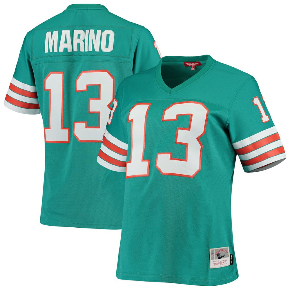 Dan Marino Miami Dolphins Women's 1984 Legacy Replica Jersey Aqua - Mitchell & Ness