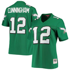 Randall Cunningham Philadelphia Eagles Women's 1990 Legacy Replica Jersey Kelly Green - Mitchell & Ness