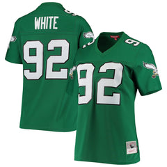 Reggie White Philadelphia Eagles Women's 1990 Legacy Replica Jersey Kelly Green - Mitchell & Ness