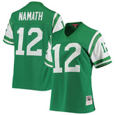 Joe Namath New York Jets Women's 1969 Legacy Replica Jersey Green - Mitchell & Ness