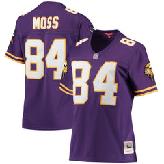 Randy Moss Minnesota Vikings Women's Legacy Replica Team Jersey Purple - Mitchell & Ness