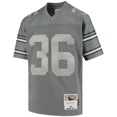 Jerome Bettis Pittsburgh Steelers Youth 1996 Retired Player Metal Replica Jersey Charcoal - Mitchell & Ness
