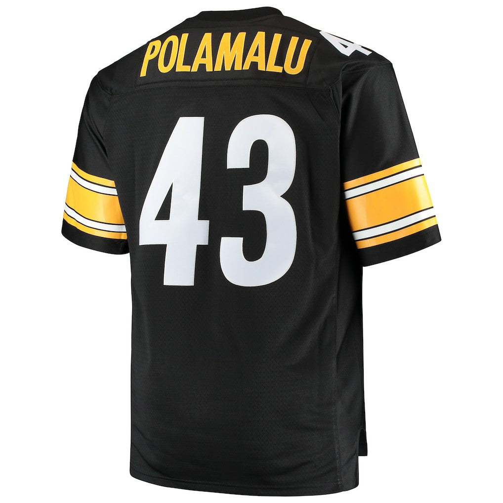 Troy Polamalu Pittsburgh Steelers Big & Tall 2005 Retired Player Replica Jersey - Black on sale | NFL Jerseys