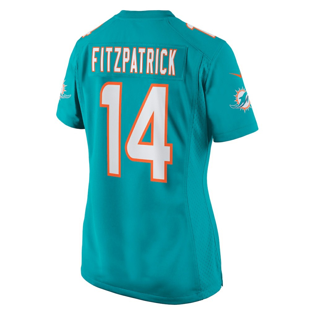 Ryan Fitzpatrick Miami Dolphins Women's Game Jersey - Aqua | NFL Jerseys