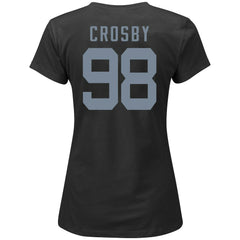 Maxx Crosby Las Vegas Raiders Women's Plus Size Name & Number V-Neck T-Shirt Black - Fanatics