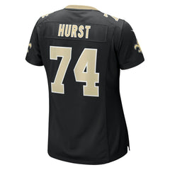 James Hurst New Orleans Saints Women's Game Jersey Black - Nike