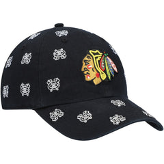Chicago Blackhawks '47 Women's Confetti Clean Up Adjustable Hat Black