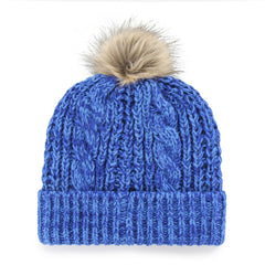 Vancouver Canucks - '47 Women's Logo Meeko Cuffed Knit Hat with Pom Blue