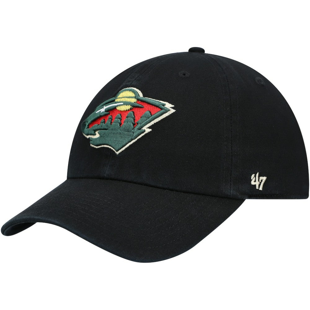 Minnesota Wild - '47 Team Clean Up Adjustable Hat Black