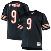 Jim McMahon Chicago Bears Big & Tall 1985 Retired Player Replica Jersey Navy - Mitchell & Ness