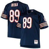 Mike Ditka Chicago Bears Big & Tall 1966 Retired Player Replica Jersey Navy - Mitchell & Ness