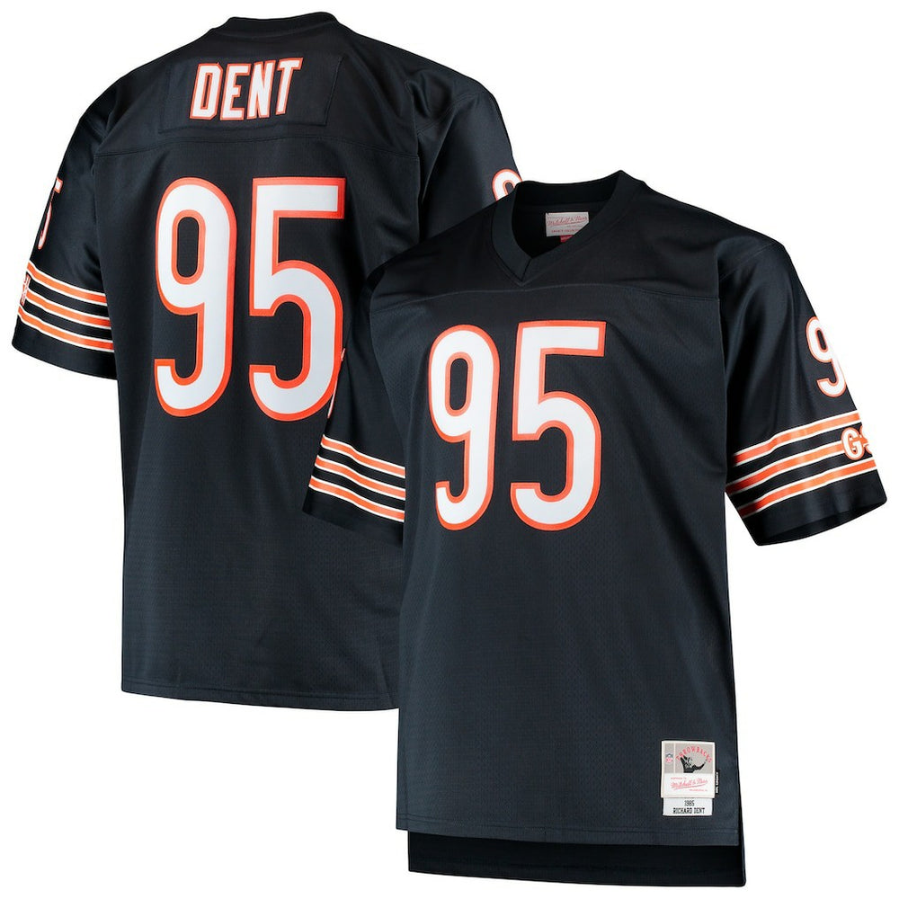 Richard Dent Chicago Bears Big & Tall 1985 Retired Player Replica Jersey Navy - Mitchell & Ness