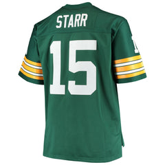 Bart Starr Green Bay Packers Big & Tall 1968 Retired Player Replica Jersey Green - Mitchell & Ness