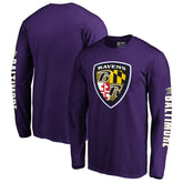 Baltimore Ravens Hometown Long Sleeve T-Shirt Purple - Fanatics