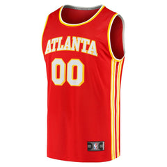 Fanatics - Atlanta Hawks Fast Break Replica Custom Jersey - Icon Edition - Red