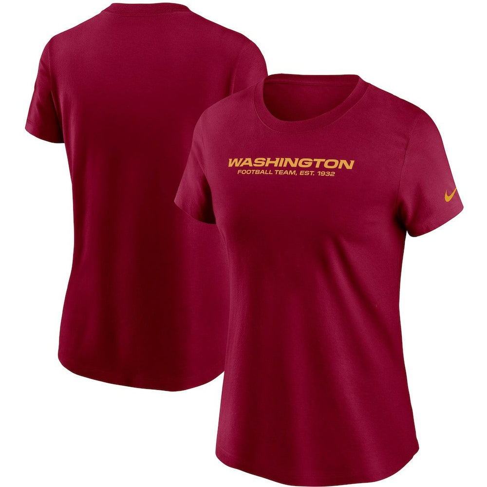 Washington Football Team Women's Logo Essential T-Shirt Burgundy - Nike