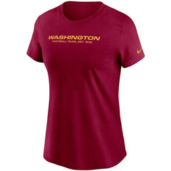 Washington Football Team Women's Logo Essential T-Shirt Burgundy - Nike