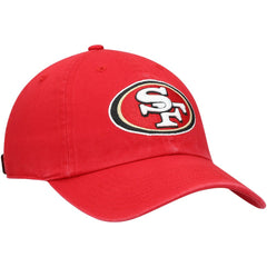 San Francisco 49ers '47 Youth Logo Clean Up Adjustable Hat Scarlet - 47 brand