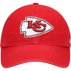 Kansas City Chiefs '47 Youth Logo Clean Up Adjustable Hat Red - 47 brand