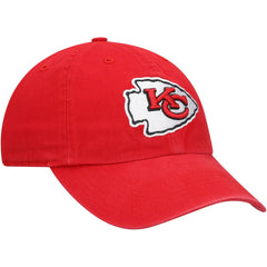 Kansas City Chiefs '47 Youth Logo Clean Up Adjustable Hat Red - 47 brand