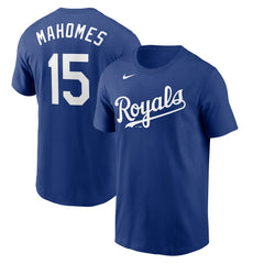 Patrick Mahomes Kansas City Royals Nike Name & Number T-Shirt Lifestyle