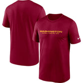 Washington Football Team Logo Essential Legend Performance T-Shirt Burgundy - Nike