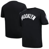 NBA - Brooklyn Nets Pro Standard Chenille T-Shirt - Black