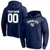 New York Yankees Cooperstown Winning Streak Personalized Name & Number Pullover Hoodie On Sale