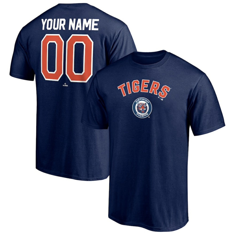 Detroit Tigers Cooperstown Winning Streak Personalized Name & Number T-Shirt for sale